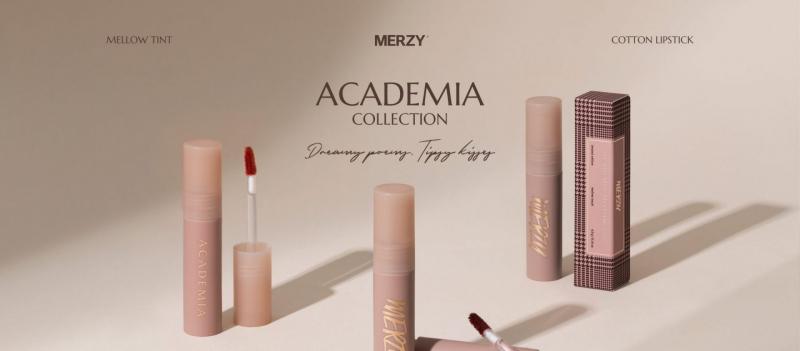 Son kem siêu lì, chuẩn màu, mịn mướt như bơ Merzy Academia Mellow Tint 4g