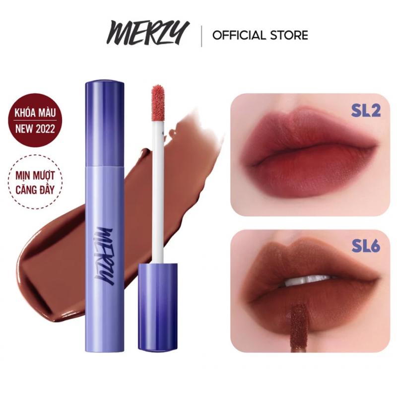 Son kem siêu lì, siêu mịn môi Hàn Quốc Merzy Soft Touch Lip Tint