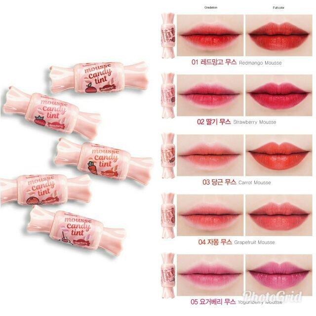 Son Kẹo Kem Lì The Saem Saemmul Mousse Candy Tint