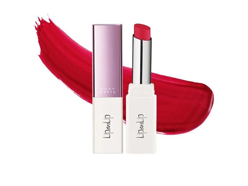 Son lì siêu mịn Lip On Lip màu đỏ anh đào Silky Matte Cherry Red