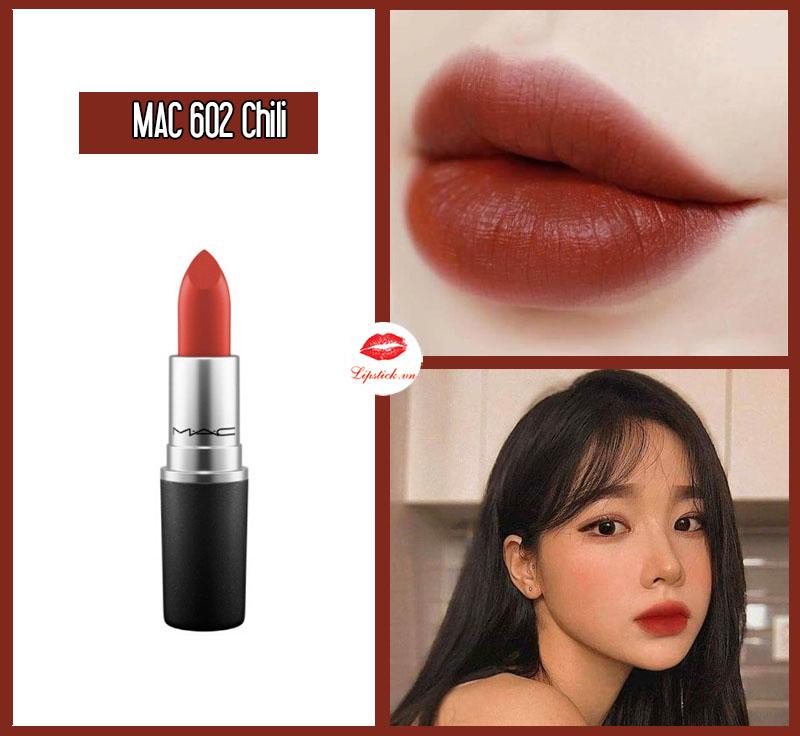 Son Mac Chili đỏ gạch dòng Matte