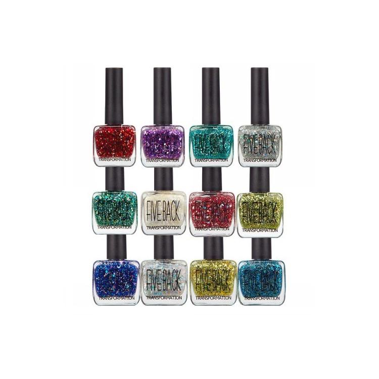 Sơn móng tay kim tuyến lấp lánh Hàn Quốc The Rucy FB Nail Glitter