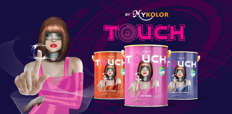 MyKolor Touch là sản phẩn sơn trang trí với đa dạng về màu sẵc