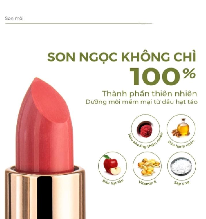 Son ngọc không chì thiên nhiên tông đất Trendy cỏ mềm