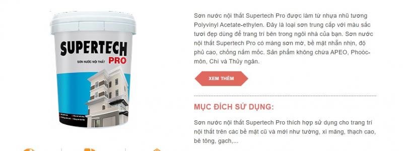 Sơn nội thất Toa Supertech Pro