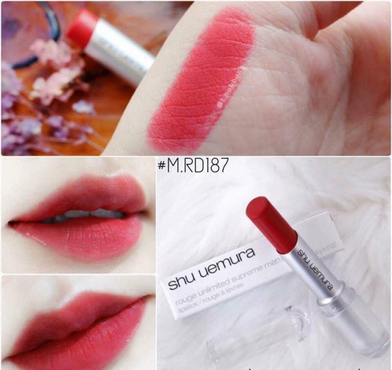 Son Shu Uemura 187 - Đỏ Rượu Vang