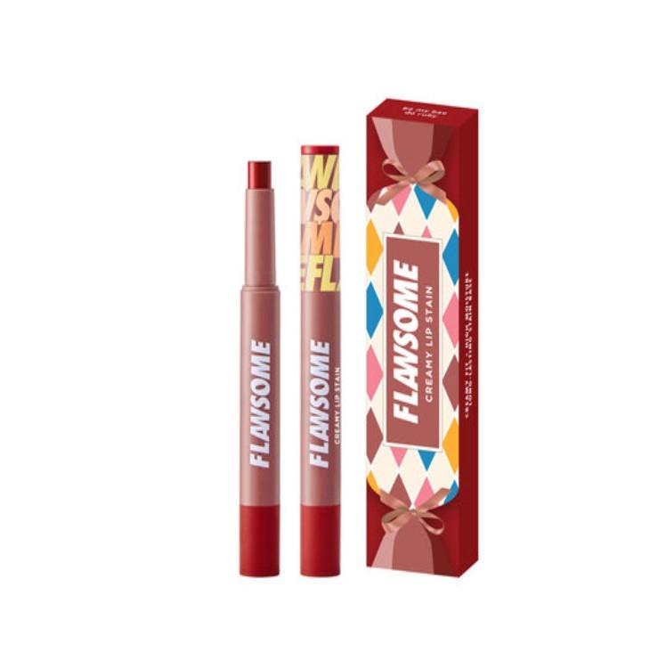 Son thỏi kem lì Flawsome Creamy Lip Stain # Be My Bae - Màu đỏ Ruby