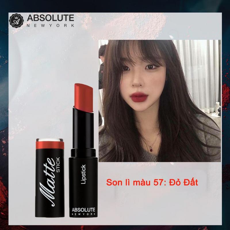 Son thỏi lì Absolute NewYork Matte Lipstick NFA57 Đỏ Đất