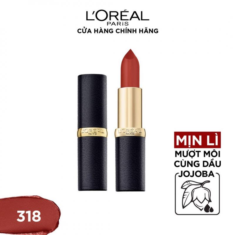 Son thỏi mịn lì L'oreal Color Riche Matte 316 MODERN ROSE (ĐỎ HỒNG ĐẤT TƯƠI)