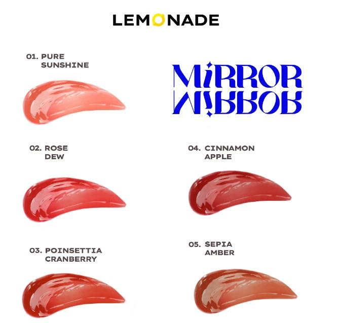 Son tint bóng Lemonade Mirror Mirror Water Tint