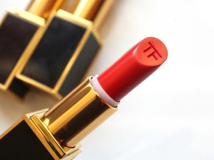 Son Tom Ford Lip Color Matte màu Ruby Rush và Flame