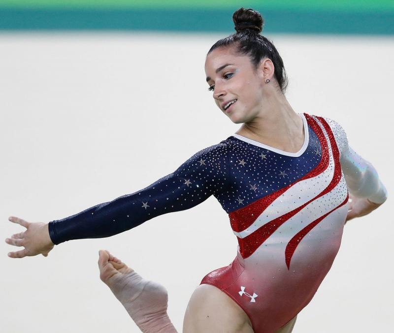 Aly Raisman là người hùng của đội tuyển thể dục dụng cụ Mỹ tại các kỳ Olympic