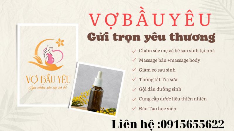 Spa Vợ Bầu Yêu chăm sóc mẹ và bé toàn diện tại Cần Thơ