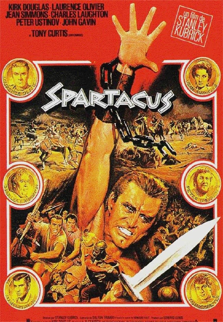 Poster phim Spartacus năm 1960