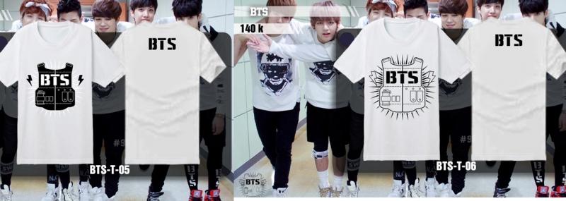 Áo trắng BTS ở Storm Shop