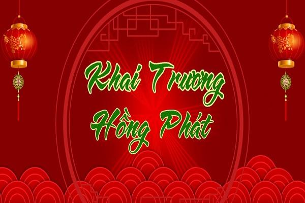 STT thông báo khai trương cửa hàng - số 1