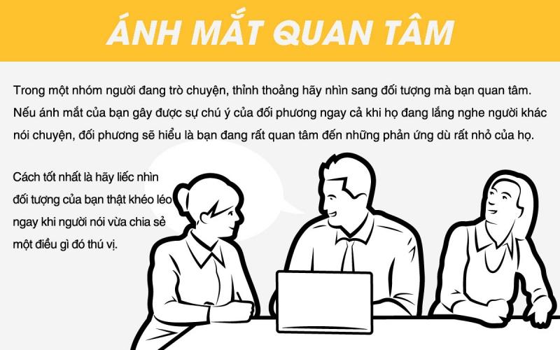 Sử dụng ánh mắt