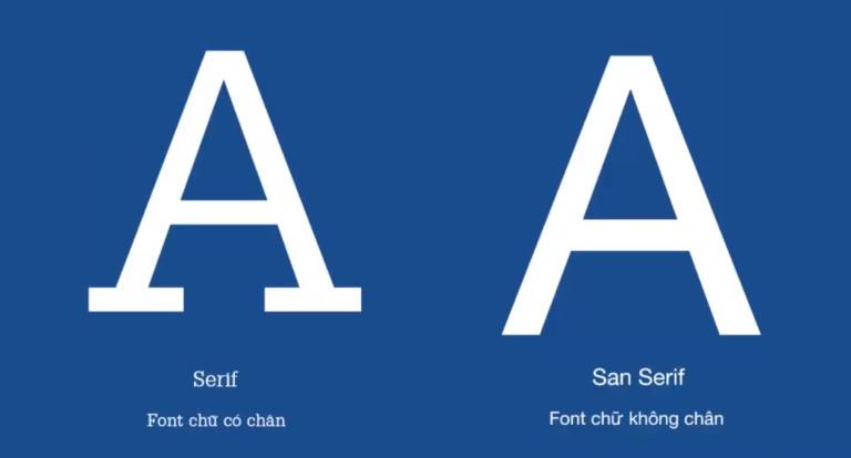 Sử dụng font chữ phù hợp