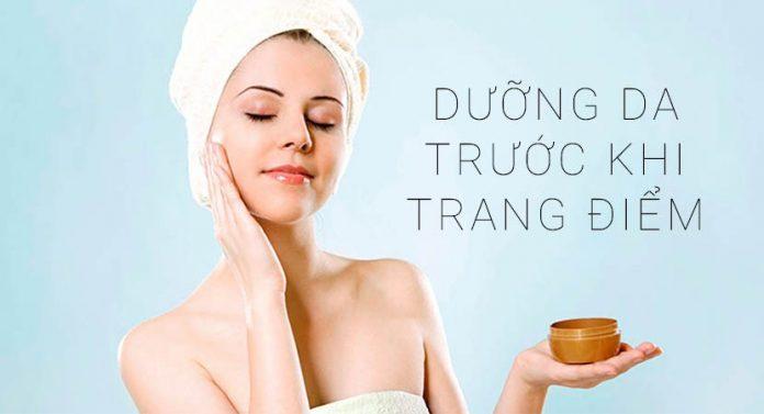 Phải dưỡng da trước khi trang điểm