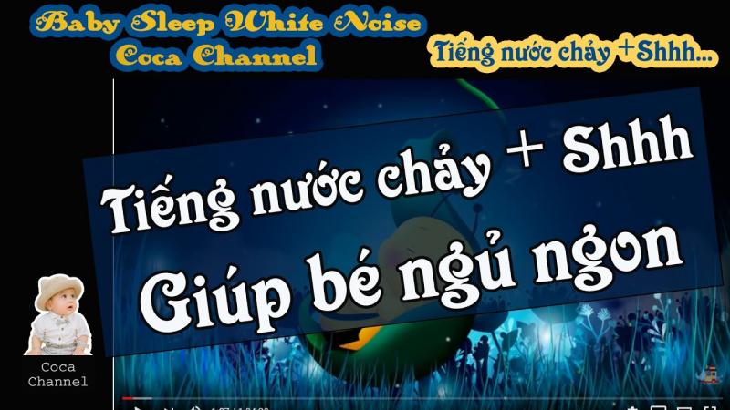 Sử dụng tiếng nước chảy