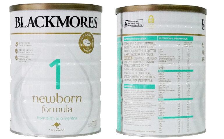 Sữa Blackmores Newborn số 1 900g