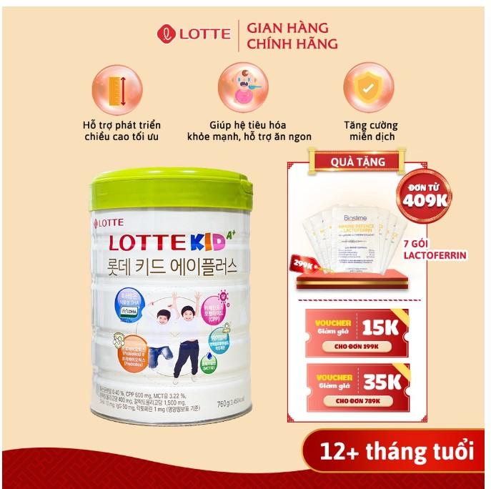 Sữa bò Lotte Kid A+