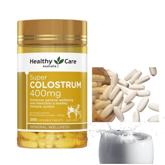 Sữa bò non dạng viên của Úc Healthy Care Super Colostrum