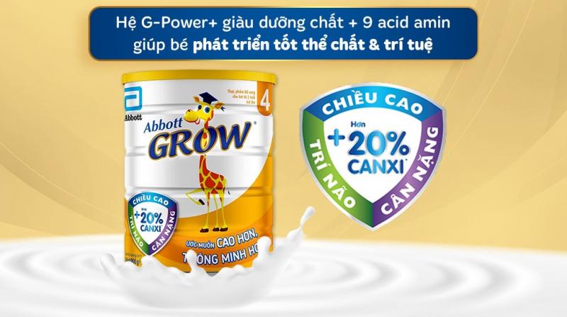 Sữa bột Abbott Grow 4