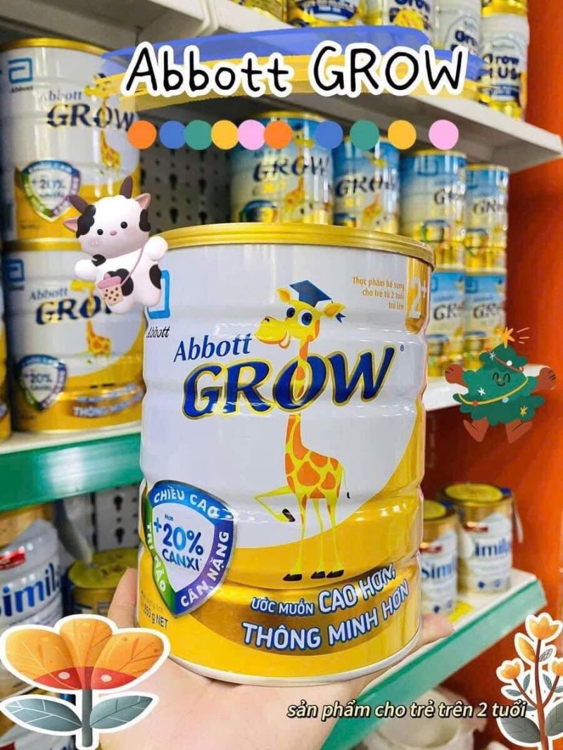 Sữa bột Abbott Grow số 2+