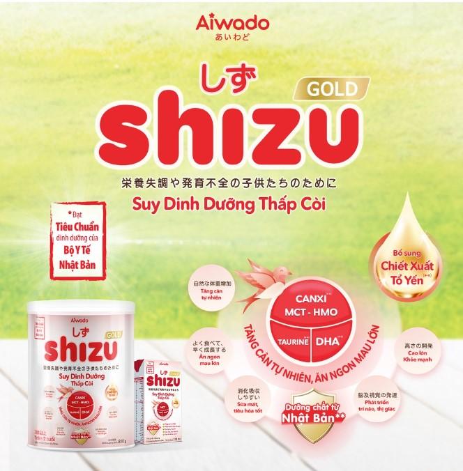 Sữa bột Aiwado Shizu Gold 1+