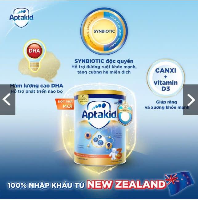 Sữa bột Aptakid New Zealand