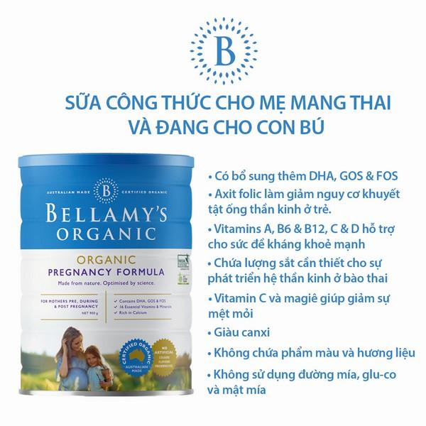 Sữa bột Bellamy's Organic