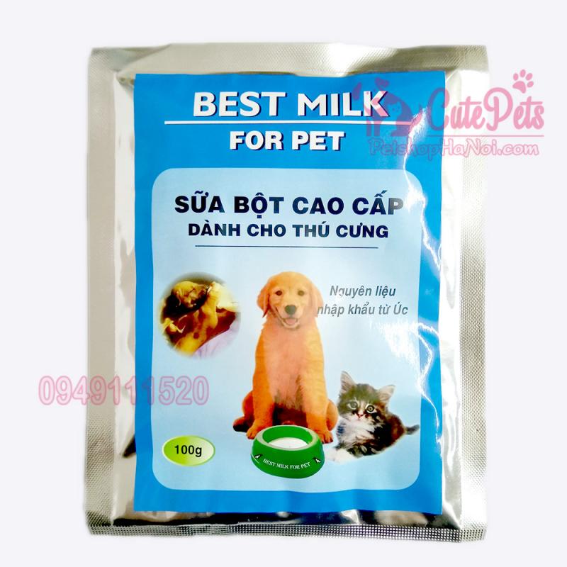 Sữa bột Best Milk nhập khẩu từ Úc dành cho chó mèo