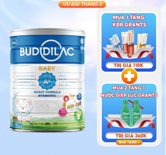 Sữa bột cho bé Buddilac Baby