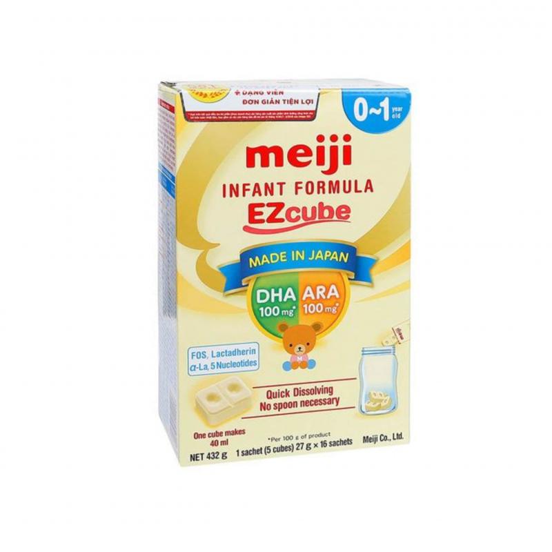 Sữa bột dạng thanh Meiji Infant Formula Ezcube