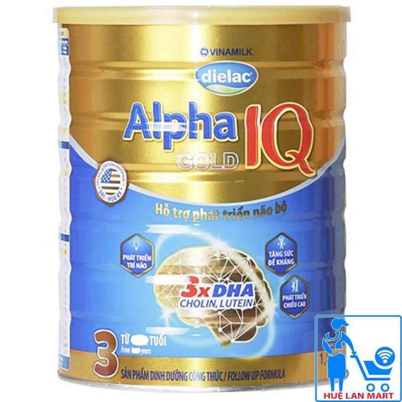 Sữa bột Dielac Alpha Gold IQ 3 hộp thiếc 900g