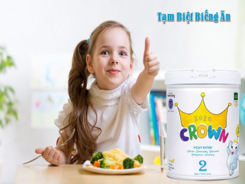 Sữa bột dinh dưỡng KOKO CROWN cho bé biếng ăn Picky Eater 2 800g/ Lon