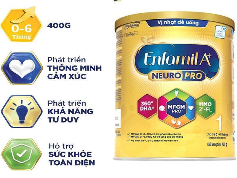 Sữa Bột Enfamil A+ Neuropro 1