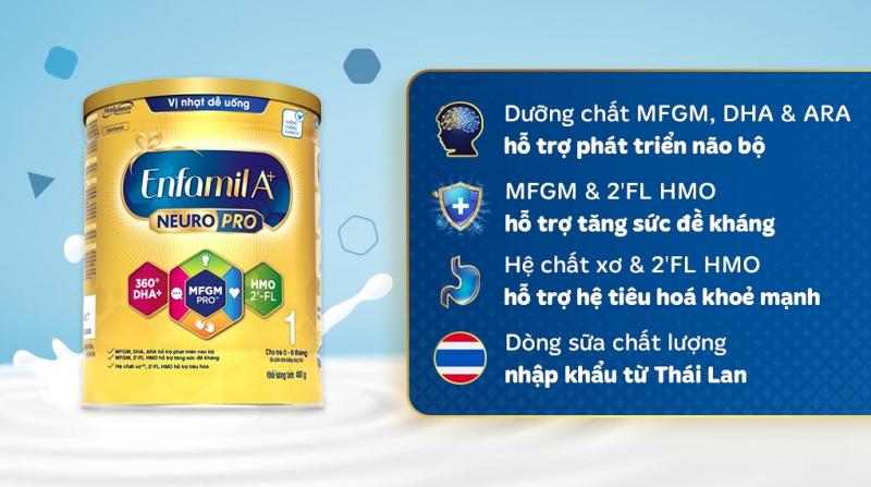 Sữa bột Enfamil A+ Neuropro 1