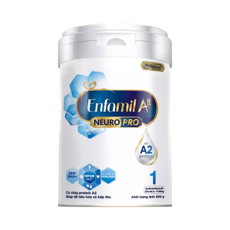 Sữa Bột Enfamil A2 Neuropro 1 cho trẻ từ 0 6 tháng tuổi – 800g