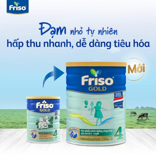 Sữa bột Friso Gold 4 1400g