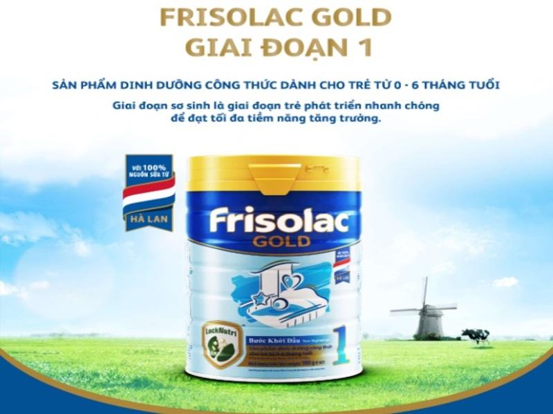 Sữa bột Frisolac Gold 1