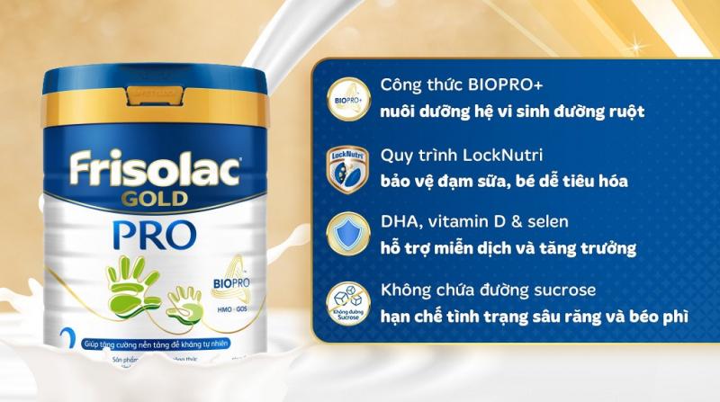Sữa bột Frisolac Gold Pro 2