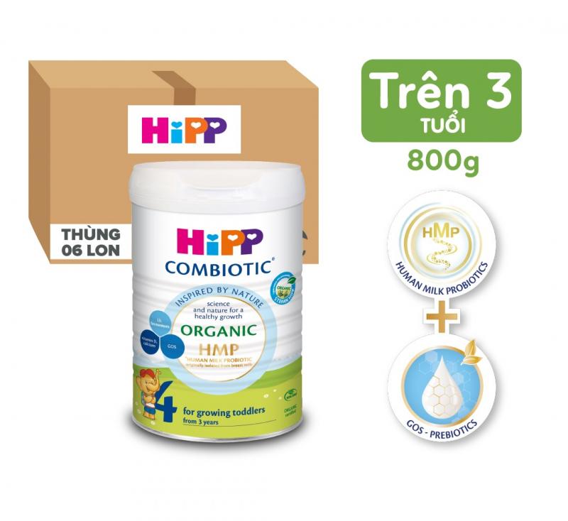 Sữa bột HiPP Organic Combiotic số 4