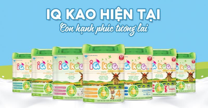 Sữa bột IQ Kao Baby giúp bé ăn ngon tiêu hóa tốt tăng cân khỏe mạnh tăng cường hệ miễn dịch