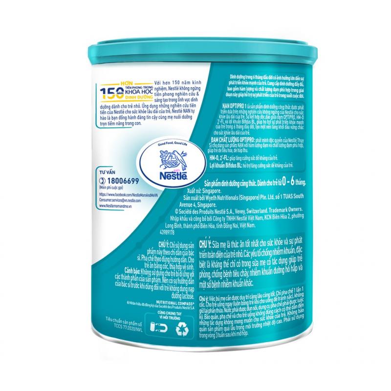 Sữa Bột Nestle NAN OPTIPRO 1 HM-O Hộp 400g