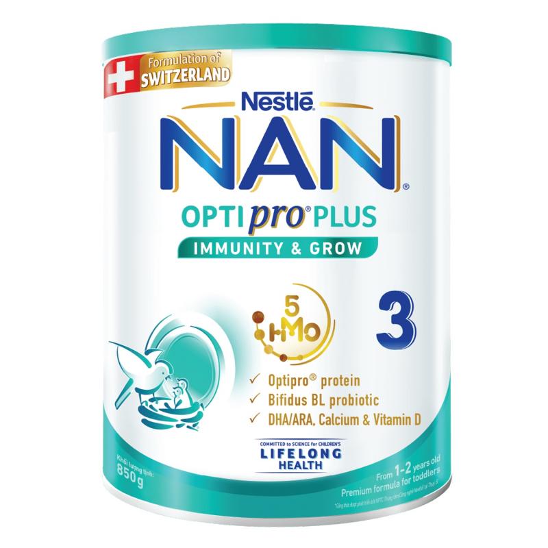 Sữa bột Nestlé NAN Optipro Plus cho bé từ 1-2 tuổi