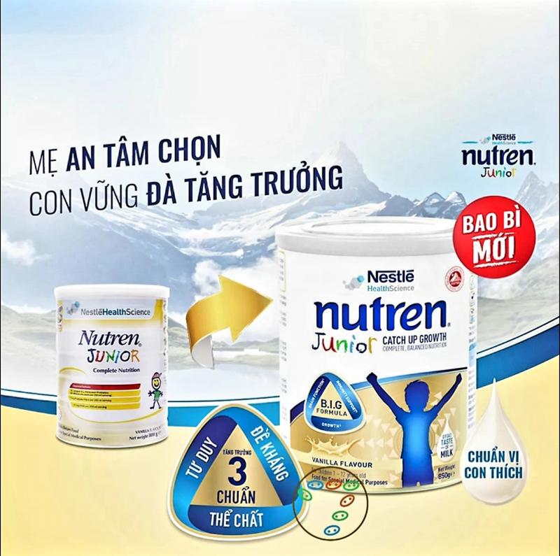 Sữa bột Nestlé Nutren Junior