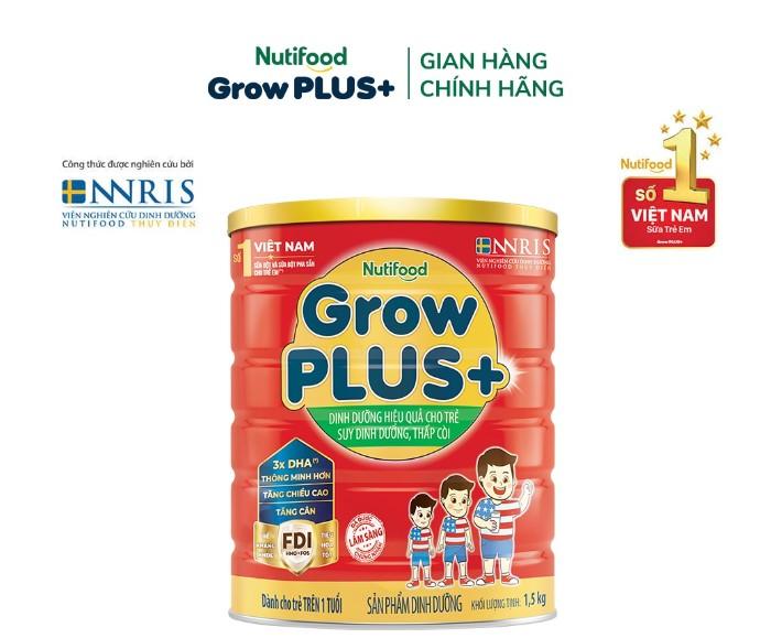 Sữa bột Nutifood Grow Plus + tăng cân