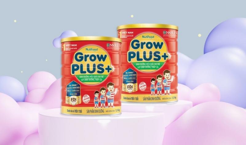 Sữa bột Nutifood GrowPLUS+ đỏ